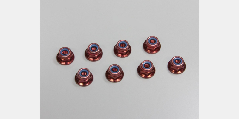 Kyosho 1-N4056FN-R Fl.Nylock Nut (M4x5.6)(5) Rd - Hobby City NZ (8424227078381)