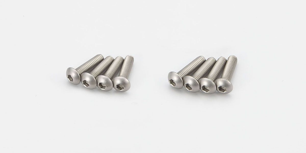 Kyosho 1-S13012HT Ttnm Hex BH Screw (M3x12)(8) (8324674420973)