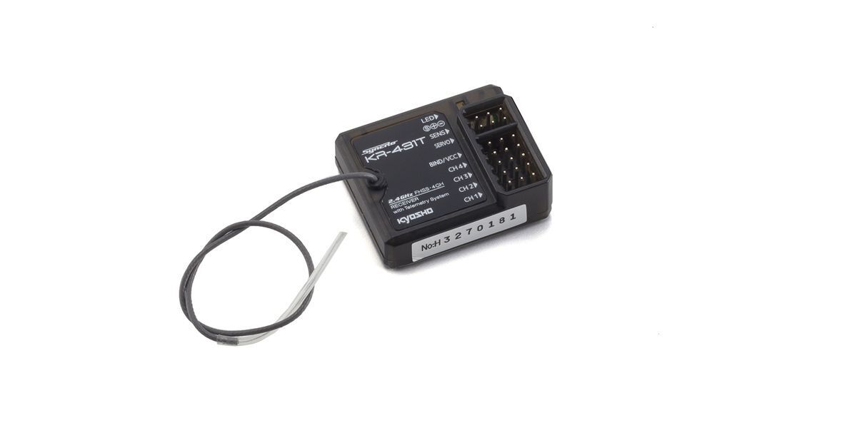 Kyosho 82137 Syncro Rx: KR-431T Receiver (8324688117997)