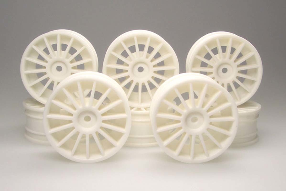 Kyosho 92012-8W P10 Aero 24mm Wheel White 8 (8324689723629)