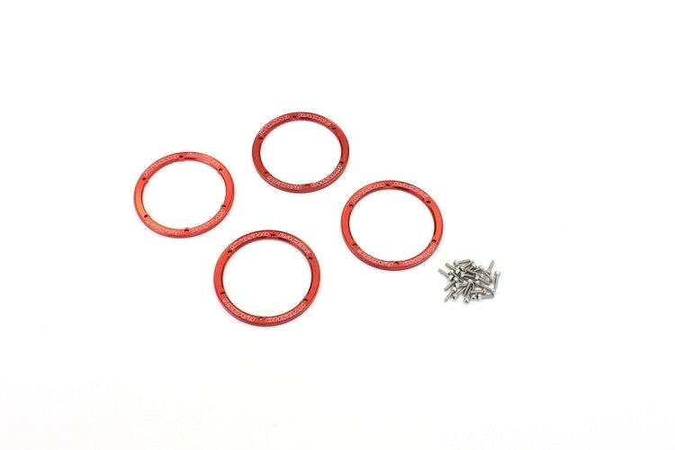 Kyosho EZW003R Aluminium Wheel Covers. Red (8324704239853)