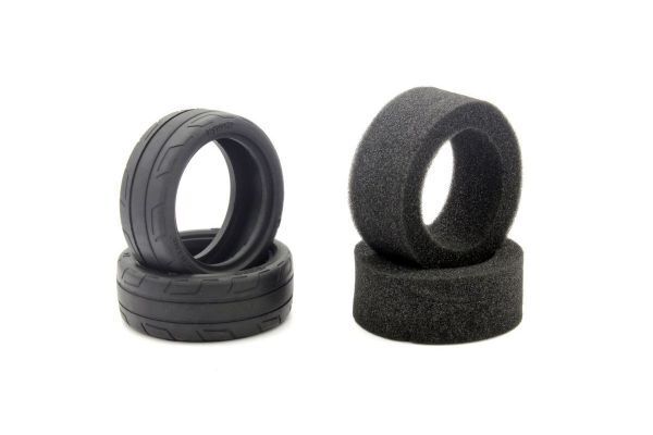 Kyosho FAT701M FZ02 1/10 Radial Tyre Medium (8324706205933)