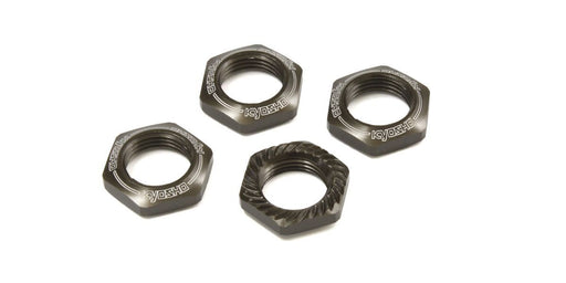 Kyosho IFW472GM Gunmetal  Wheel Nuts Serat (4) - Hobby City NZ (8531190776045)