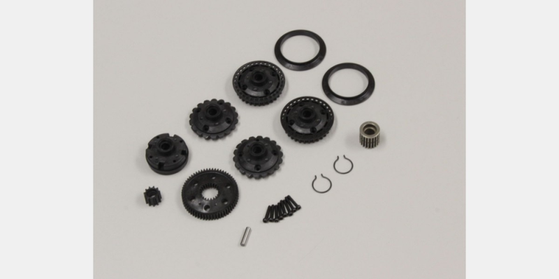 Kyosho OT208B Optima Diff Case and Pulley - Hobby City NZ (8424228421869)