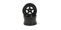 Kyosho Turbo Scorpion Rear Black RC Wheel (Pair)