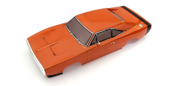Kyosho FAB703OR 1/10 Painted Body: 1970 Dodge Charger (Hemi Orange) (8971078631661)