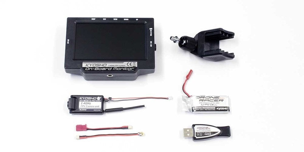 Kyosho 82724BC-B 2.4GHz FPV System w/ ONBOARD MONITOR (7537761157357)