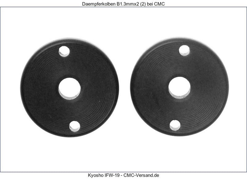 Kyosho IFW019 -Shock Piston 1.3 mm X2 Hole