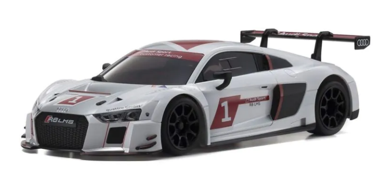 Kyosho MZP246AS-B Audi R8 LMS 2015 "White" Body kit with wheels - Hobby City NZ