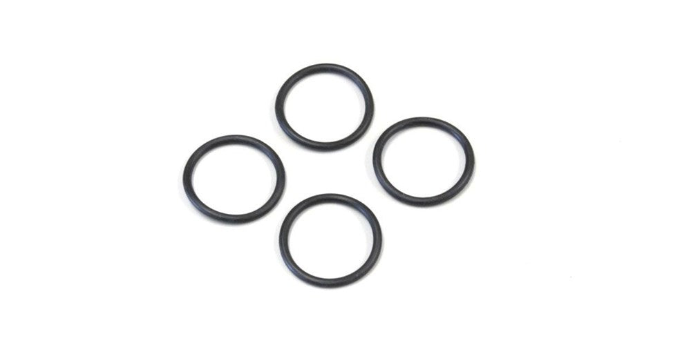 Kyosho ORG19BK Silicone O-Ring P19 (4Pce) (8531191300333)