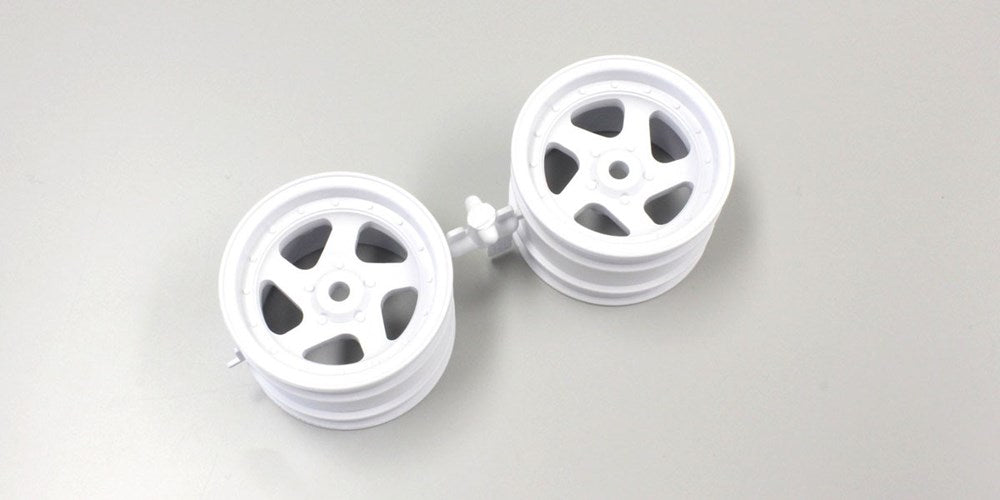Kyosho OTH244W Optima 43mm 5 Spoke Wheel White (8324747329773)