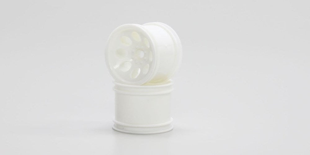 Kyosho TRH001W DBX Wheel White (2) (8324761878765)