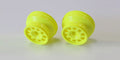 Kyosho UMH601Y SC Wheels Yellow (2) (8324768596205)