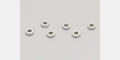Kyosho W0142S Alum. Collar 2mm Silver (6) (8324781048045)