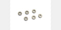 Kyosho W0144GM Alum. Collar 2mm Gunmetal (6) (8324781113581)