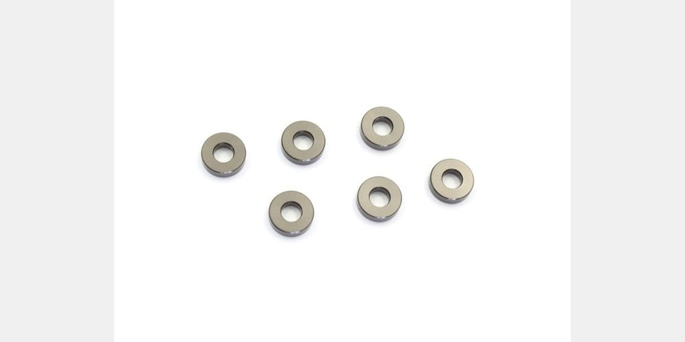 Kyosho W0144GM Alum. Collar 2mm Gunmetal (6) (8324781113581)