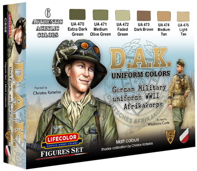 LifeColor CS58 DAK Uniform WWII Set - Hobby City NZ (8966375538925)