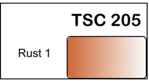 LifeColor TSC205 Tensocrom Weathering: Rust 1 22ml Acrylic Paint - Hobby City NZ (8966378750189)