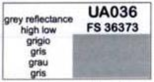 LifeColor UA036 Grey Reflectance 22ml Acrylic Paint - Hobby City NZ (8966379765997)