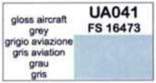 LifeColor UA041 Gloss Aircraft Grey 22ml Acrylic Paint - Hobby City NZ (8966380028141)