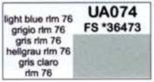 LifeColor UA074 Light Blue RLM 76 22ml Acrylic Paint - Hobby City NZ (8966380388589)