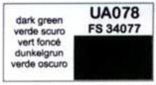 LifeColor UA078 Dark Green 22ml Acrylic Paint - Hobby City NZ (8966380486893)
