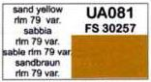 LifeColor UA081 Sand Yellow RLM 79 22ml Acrylic Paint - Hobby City NZ (8966380617965)