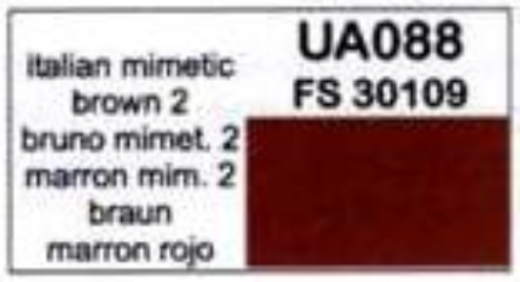LifeColor UA088 Italian Brown 2 22ml Acrylic Paint - Hobby City NZ (8966380880109)