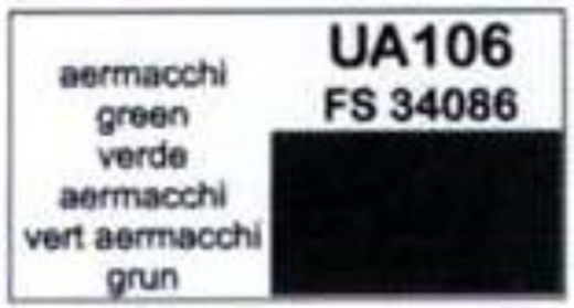 LifeColor UA106 Aermacchi Green 22ml Acrylic Paint - Hobby City NZ (8966381175021)