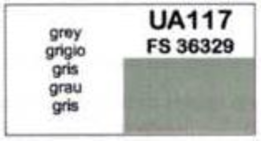 LifeColor UA117 Stone Grey 22ml Acrylic Paint - Hobby City NZ (8966381371629)