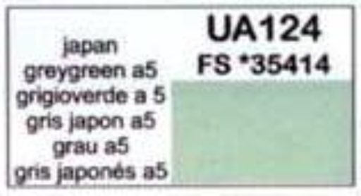 LifeColor UA124 Japan Grey Green A 5 22ml Acrylic Paint - Hobby City NZ (8966381469933)