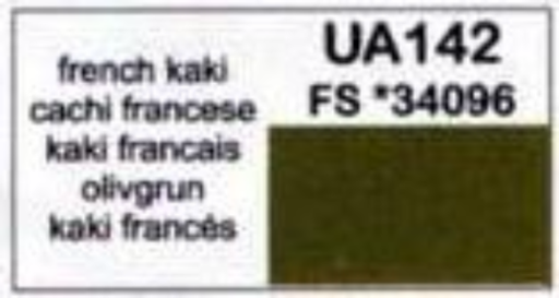 LifeColor UA142 French Kaki 22ml Acrylic Paint - Hobby City NZ (8966381830381)