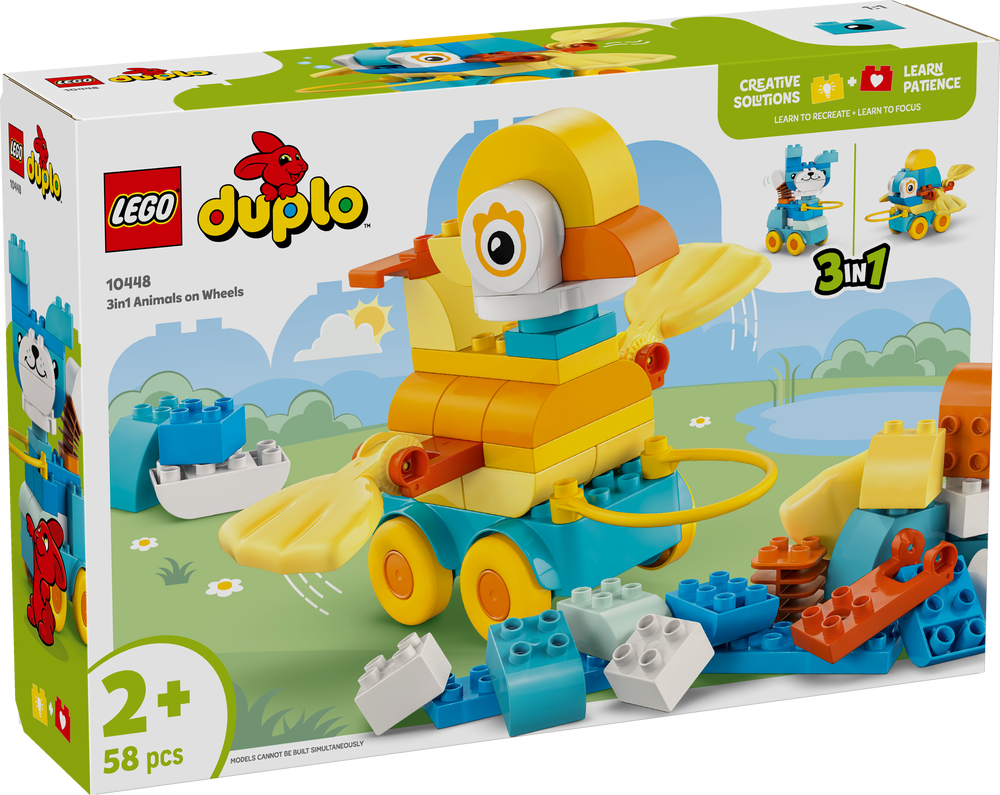 LEGO DUPLO 3in1 Animals on Wheels 10448