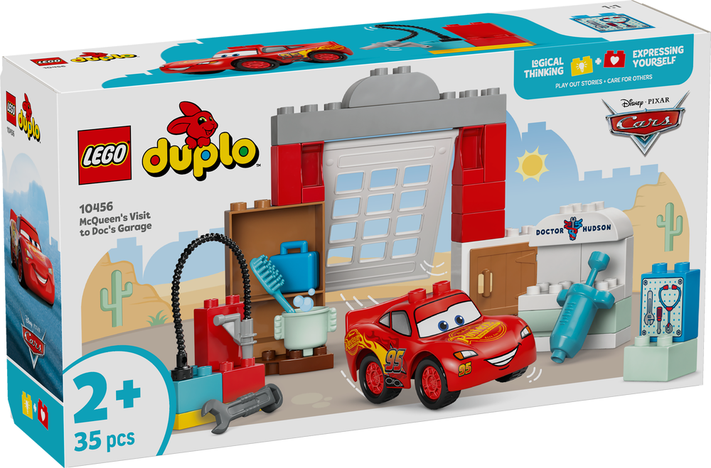 LEGO DUPLO McQueens Visit to Doc's Garage 10456