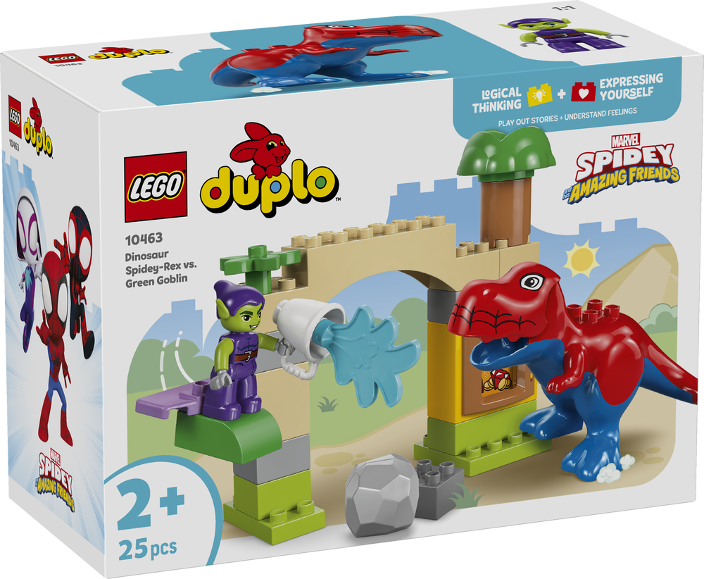 LEGO DUPLO Disney TM Dinosaur Spidey-Rex vs. Green Goblin 10463