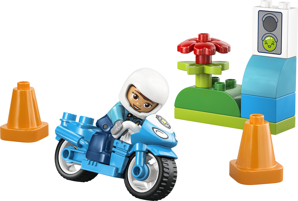 LEGO DUPLO Town Blue Police Motorcycle 10471 (2)