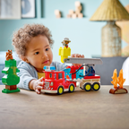 LEGO DUPLO Vehicles Fire Truck with Hose and Firefighter 10473 (3)