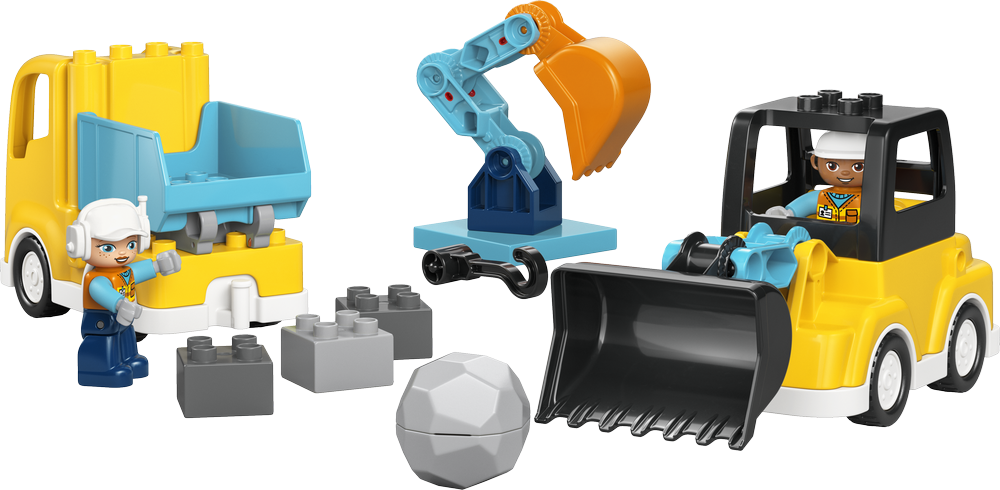 LEGO DUPLO Vehicles 3 in 1 Construction Vehicles 10475 (2)