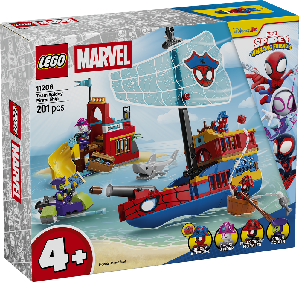LEGO Spidey Team Spidey Pirate Ship 11208