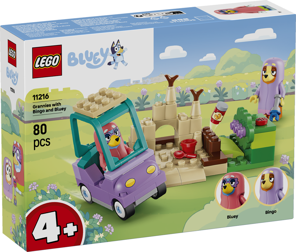 LEGO Bluey Grannies with Bingo and Bluey 11216