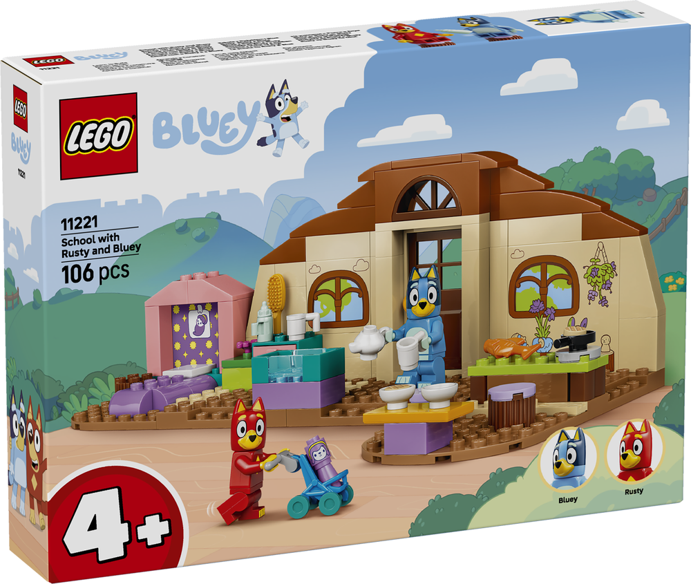 LEGO Bluey School with Rusty and Bluey 11221