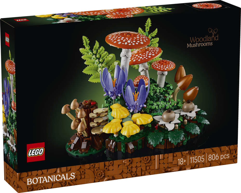 LEGO Botanicals Woodland Mushrooms 11505