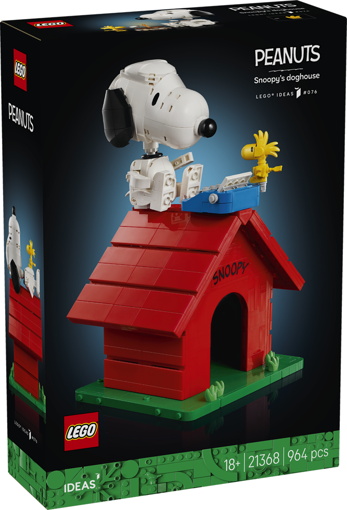 LEGO Ideas Peanuts Snoopys Doghouse 21368