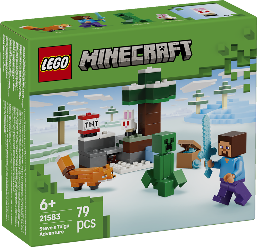 LEGO Minecraft Vanilla Steves Taiga Adventure 21583