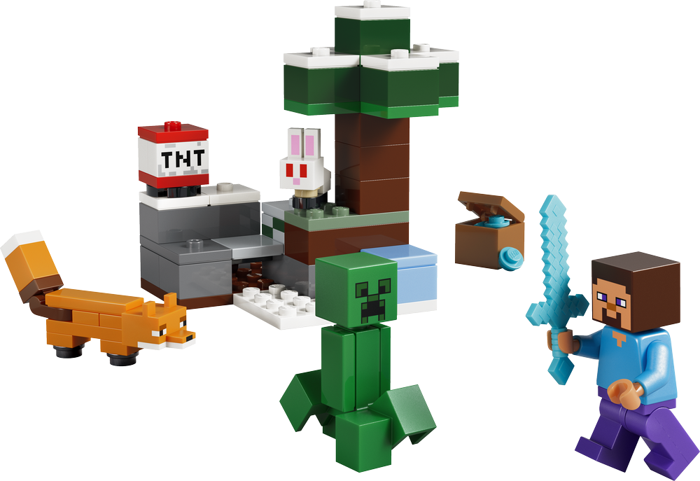 LEGO Minecraft Vanilla Steves Taiga Adventure 21583 (2)