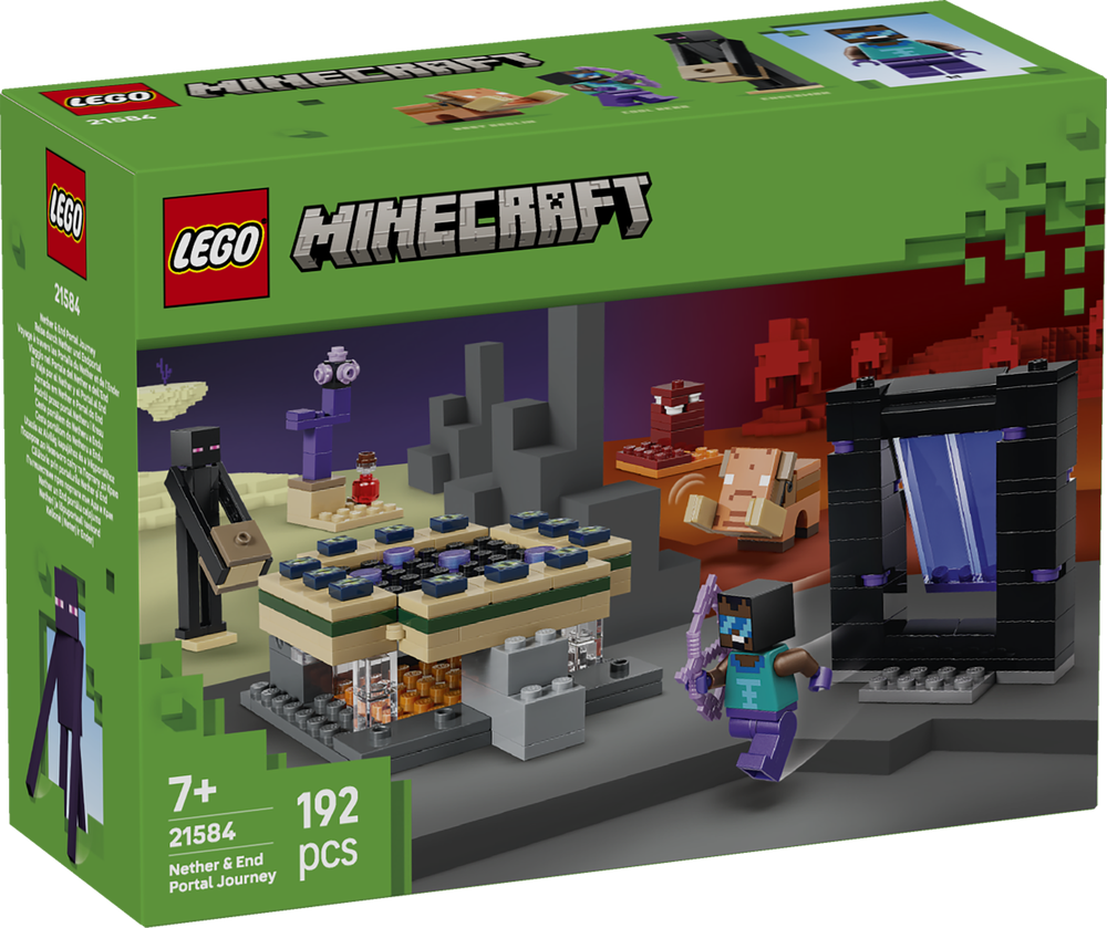 LEGO Minecraft Vanilla Nether & End Portal Journey 21584