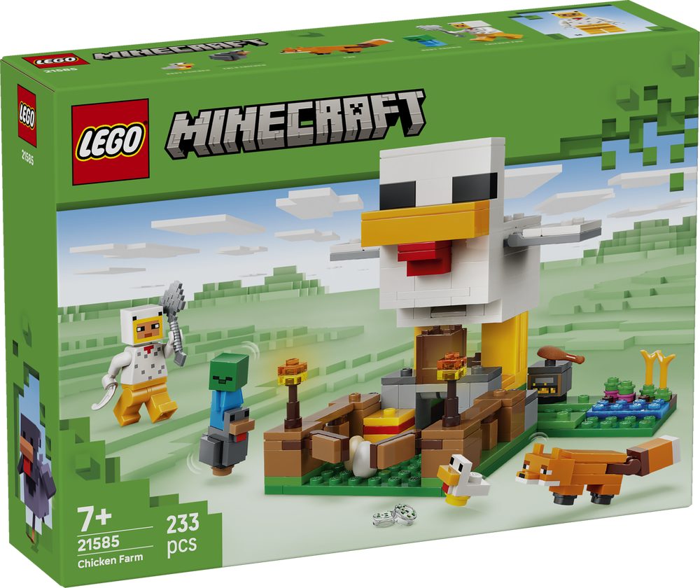 LEGO Minecraft Vanilla Chicken Farm 21585