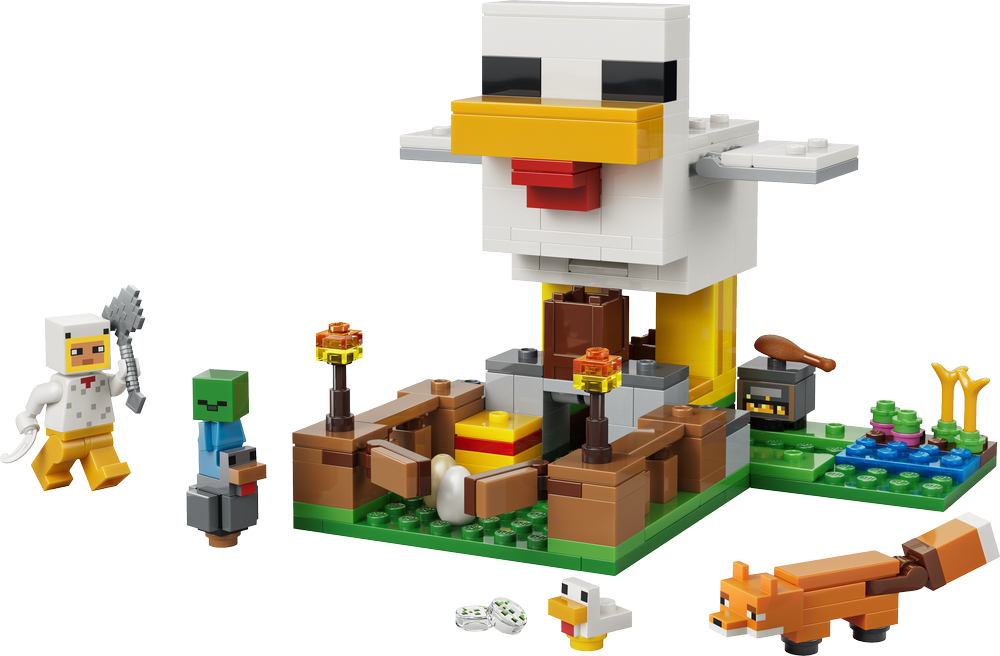 LEGO Minecraft Vanilla Chicken Farm 21585 (2)