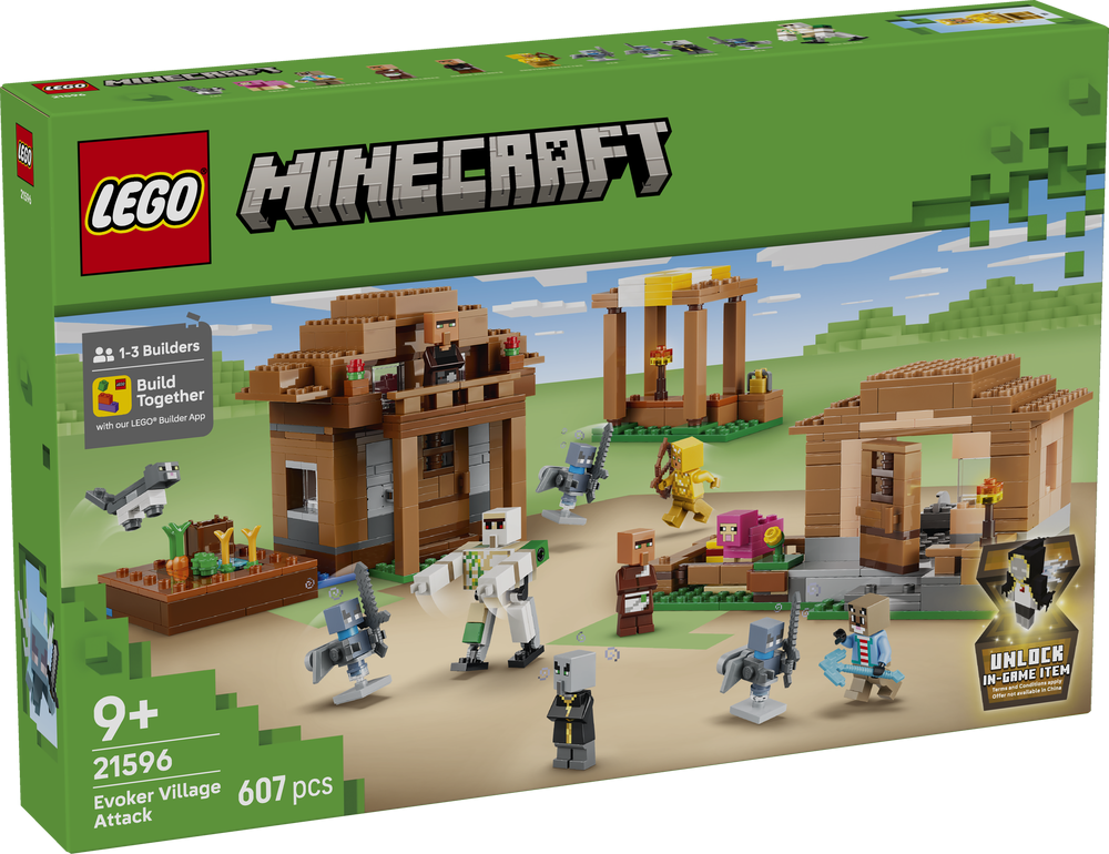 LEGO Minecraft Vanilla The Villiage Battle 21596