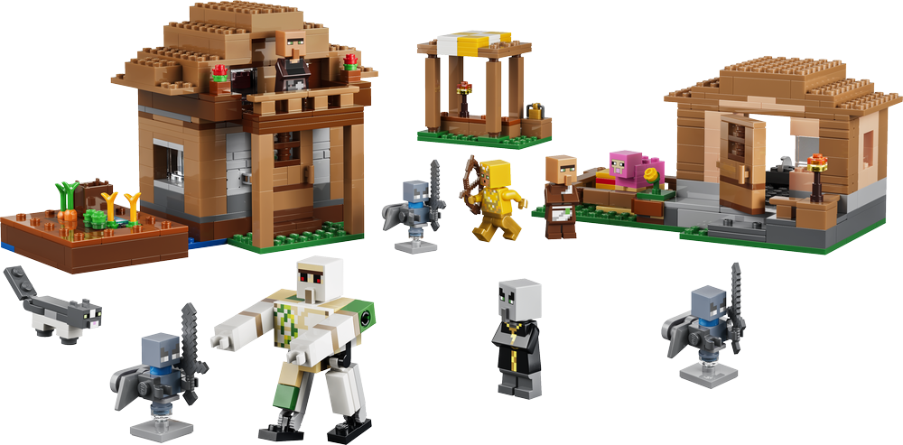 LEGO Minecraft Vanilla The Villiage Battle 21596 (2)